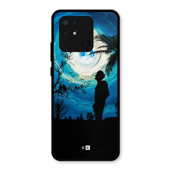 Cool Boy Under Sky Metal Back Case for Redmi 10 Power