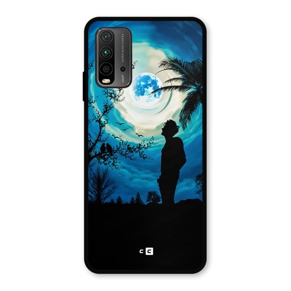 Cool Boy Under Sky Metal Back Case for Redmi 9 Power