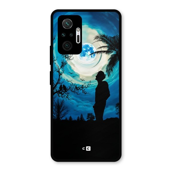 Cool Boy Under Sky Metal Back Case for Redmi Note 10 Pro Max