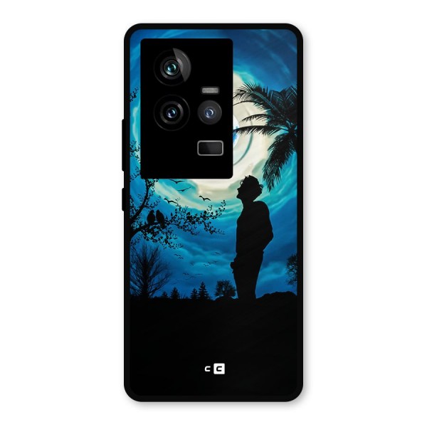 Cool Boy Under Sky Metal Back Case for iQOO 11 5G