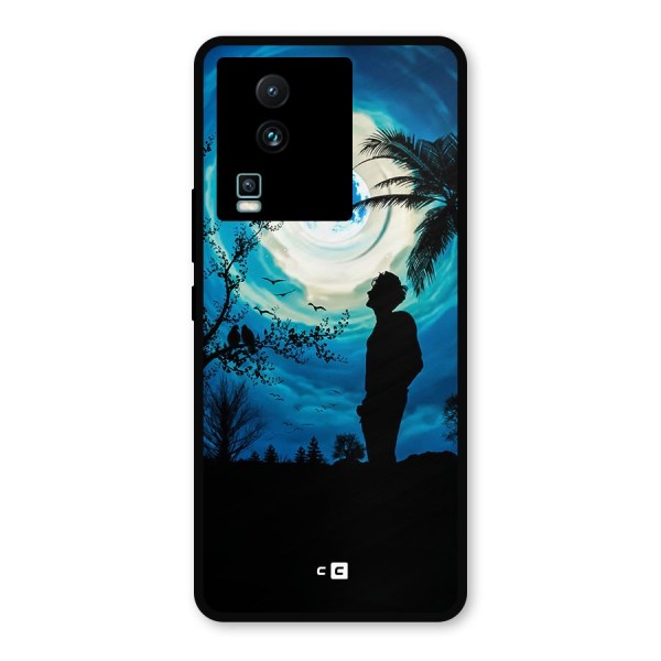 Cool Boy Under Sky Metal Back Case for iQOO Neo 7