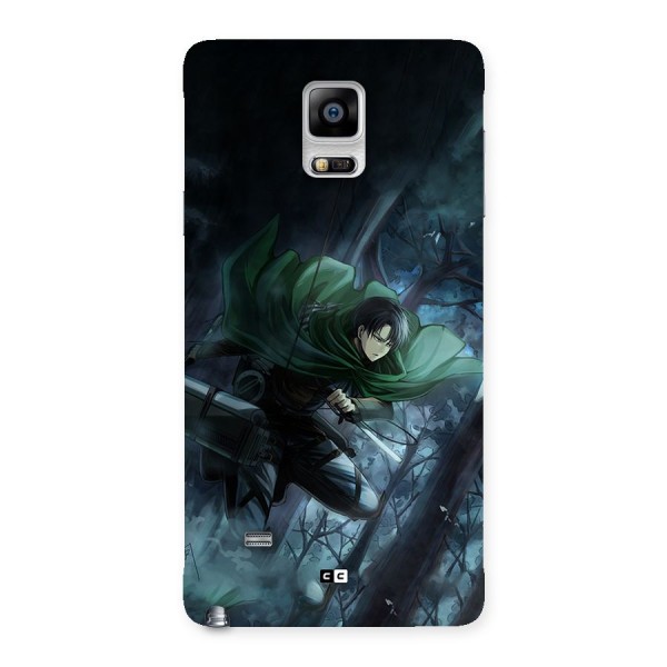 Cool Captain Levi Back Case for Galaxy Note 4