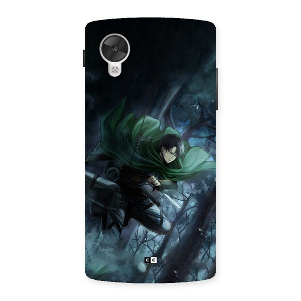 Cool Captain Levi Back Case for Google Nexus 5