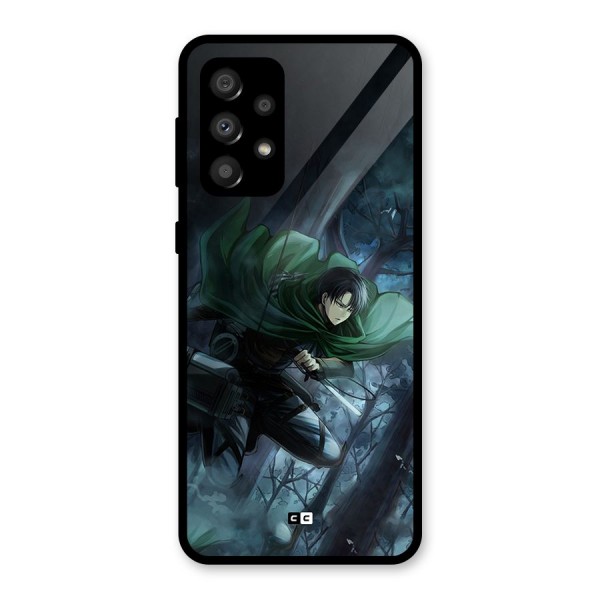 Cool Captain Levi Glass Back Case for Galaxy A32