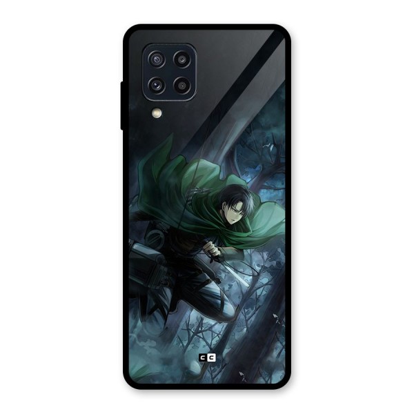 Cool Captain Levi Glass Back Case for Galaxy M32