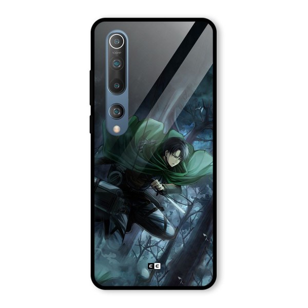Cool Captain Levi Glass Back Case for Mi 10