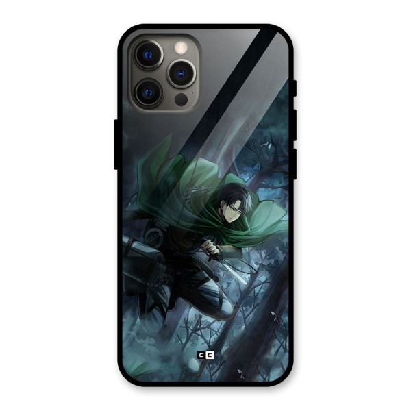 Cool Captain Levi Glass Back Case for iPhone 12 Pro Max