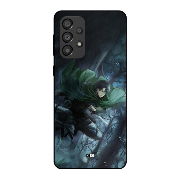 Cool Captain Levi Metal Back Case for Galaxy A33 5G