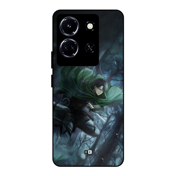 Cool Captain Levi Metal Back Case for Infinix Note 30 5G