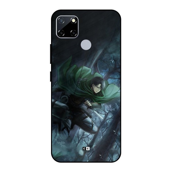 Cool Captain Levi Metal Back Case for Realme Narzo 30A
