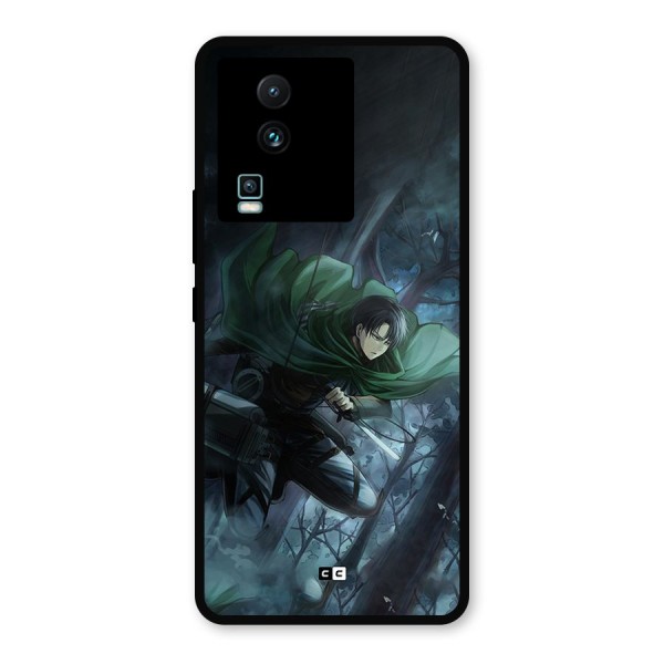 Cool Captain Levi Metal Back Case for iQOO Neo 7 Pro