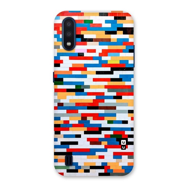 Cool Colors Collage Pattern Art Back Case for Galaxy M01