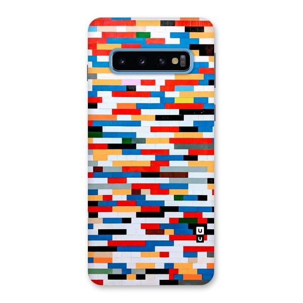 Cool Colors Collage Pattern Art Back Case for Galaxy S10
