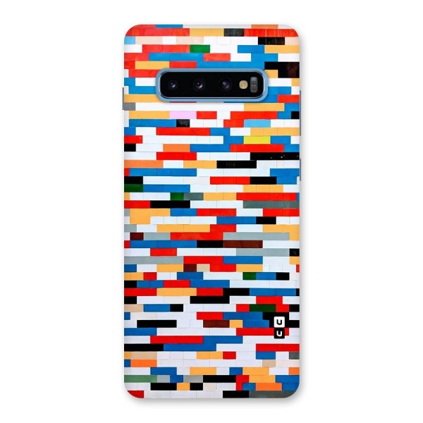Cool Colors Collage Pattern Art Back Case for Galaxy S10 Plus