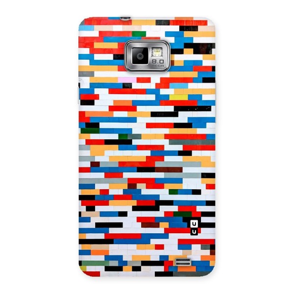 Cool Colors Collage Pattern Art Back Case for Galaxy S2