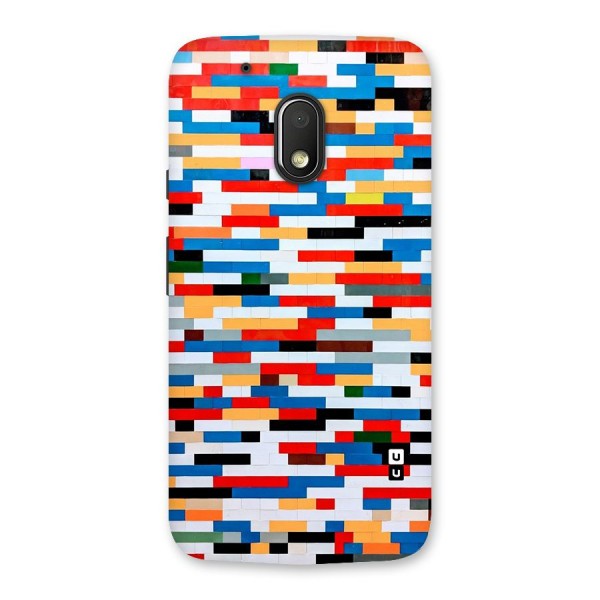 Cool Colors Collage Pattern Art Back Case for Moto G4 Play