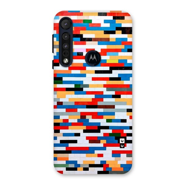 Cool Colors Collage Pattern Art Back Case for Motorola One Macro