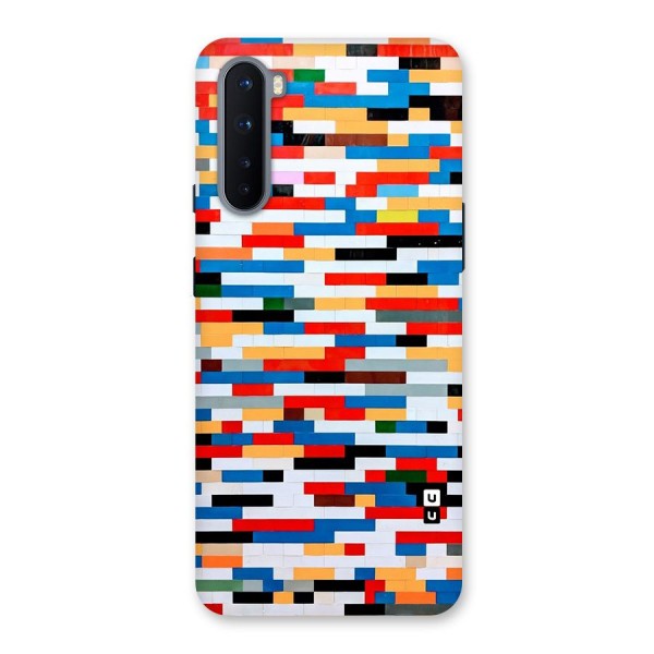 Cool Colors Collage Pattern Art Back Case for OnePlus Nord