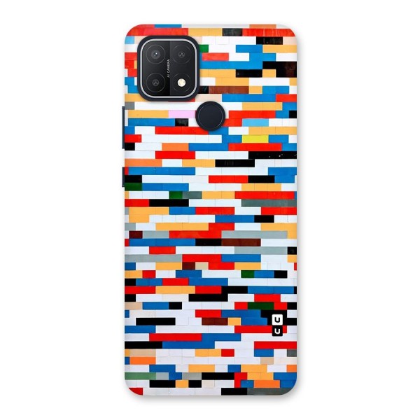 Cool Colors Collage Pattern Art Back Case for Oppo A15