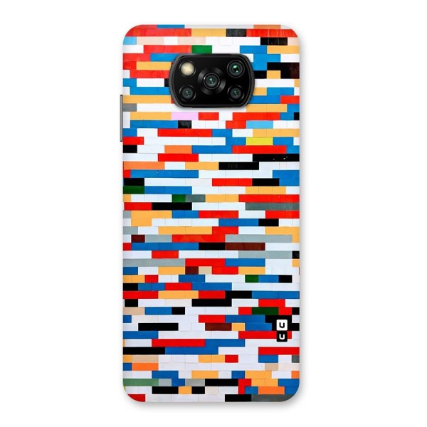 Cool Colors Collage Pattern Art Back Case for Poco X3
