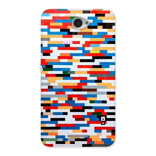 Cool Colors Collage Pattern Art Back Case for Sony Xperia E4