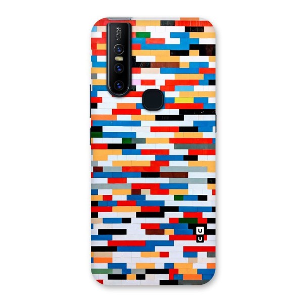 Cool Colors Collage Pattern Art Back Case for Vivo V15