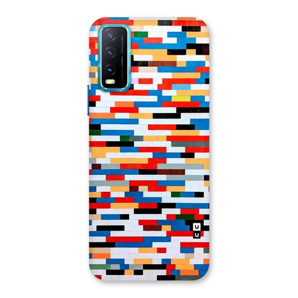 Cool Colors Collage Pattern Art Back Case for Vivo Y12s