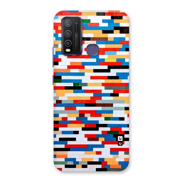 Cool Colors Collage Pattern Art Back Case for Vivo Y30