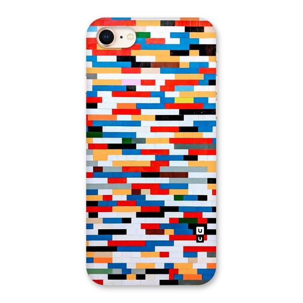 Cool Colors Collage Pattern Art Back Case for iPhone 8