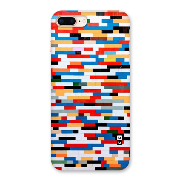 Cool Colors Collage Pattern Art Back Case for iPhone 8 Plus