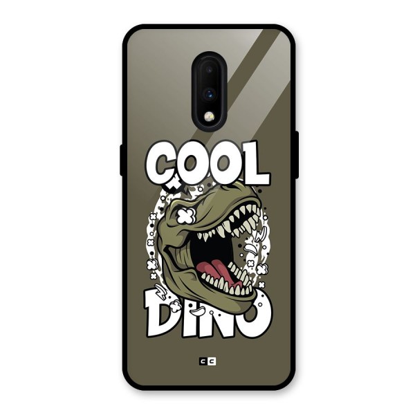 Cool Dino Glass Back Case for OnePlus 7