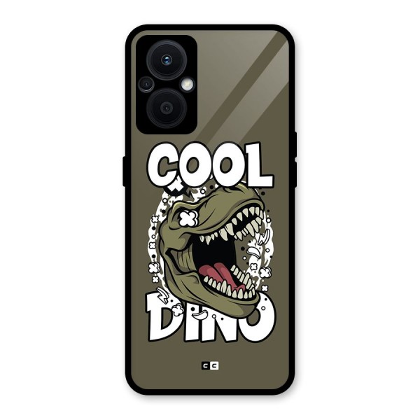 Cool Dino Glass Back Case for Oppo F21s Pro 5G