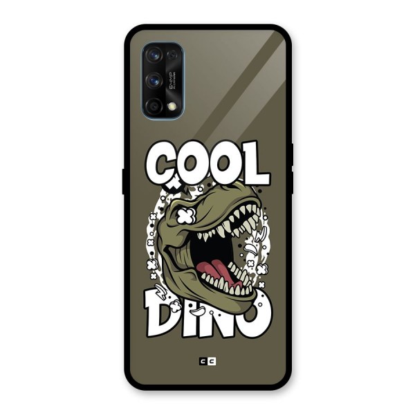 Cool Dino Glass Back Case for Realme 7 Pro