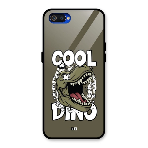 Cool Dino Glass Back Case for Realme C2