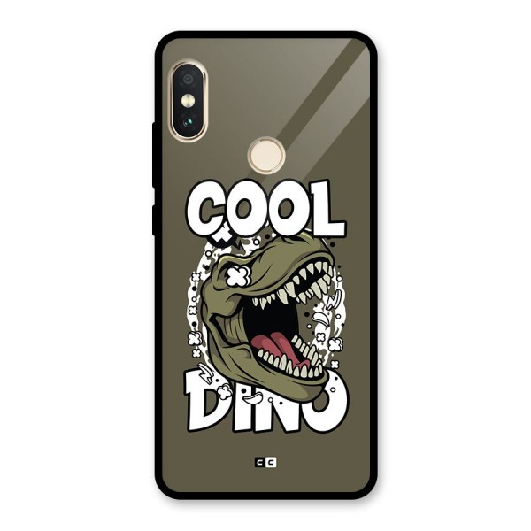 Cool Dino Glass Back Case for Redmi Note 5 Pro