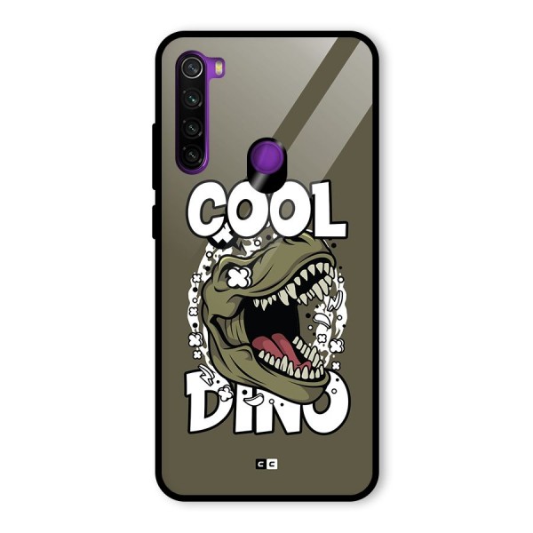 Cool Dino Glass Back Case for Redmi Note 8