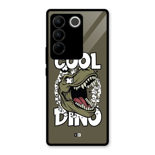 Cool Dino Glass Back Case for Vivo V27