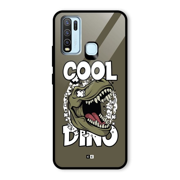 Cool Dino Glass Back Case for Vivo Y30