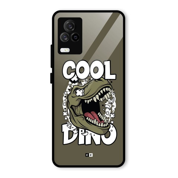 Cool Dino Glass Back Case for Vivo iQOO 7 Legend 5G