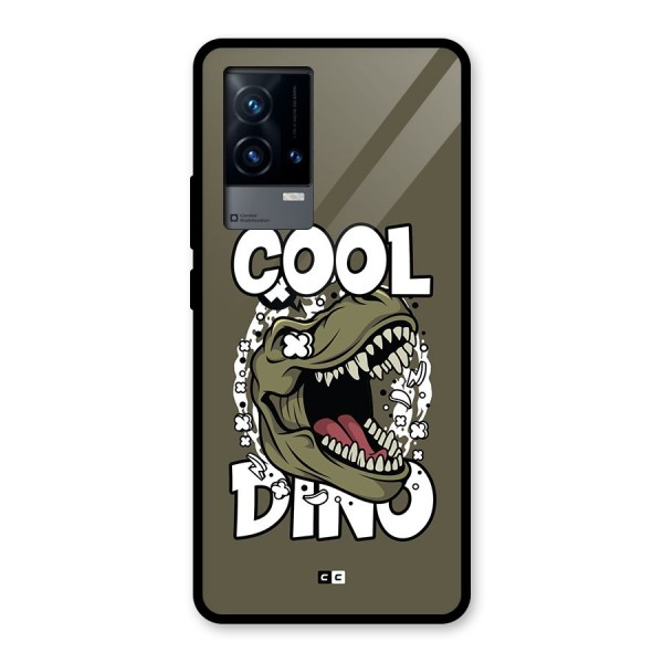 Cool Dino Glass Back Case for iQOO 9 5G