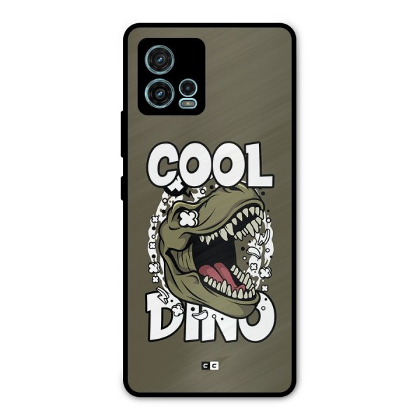 Cool Dino Metal Back Case for Moto G72