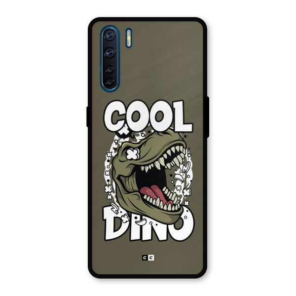 Cool Dino Metal Back Case for Oppo F15