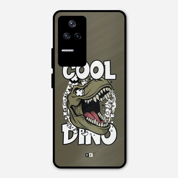 Cool Dino Metal Back Case for Poco F4 5G