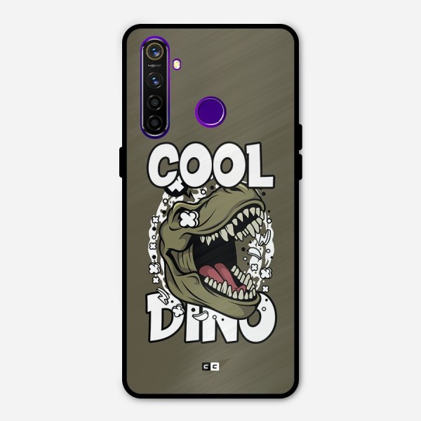 Cool Dino Metal Back Case for Realme 5 Pro