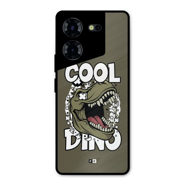 Cool Dino Metal Back Case for Tecno Pova 5 Pro 5G