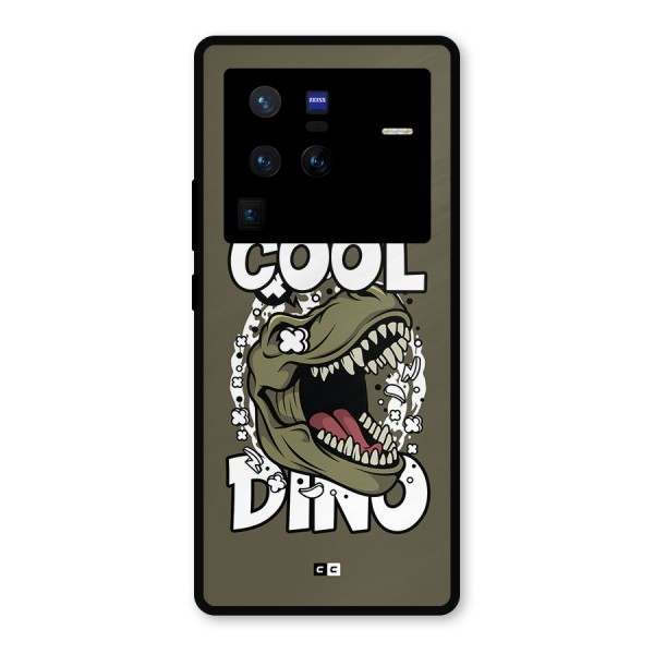 Cool Dino Metal Back Case for Vivo X80 Pro
