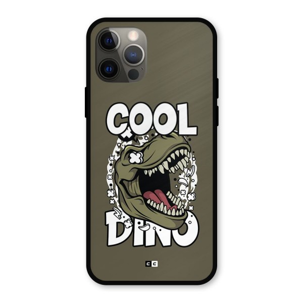 Cool Dino Metal Back Case for iPhone 12 Pro