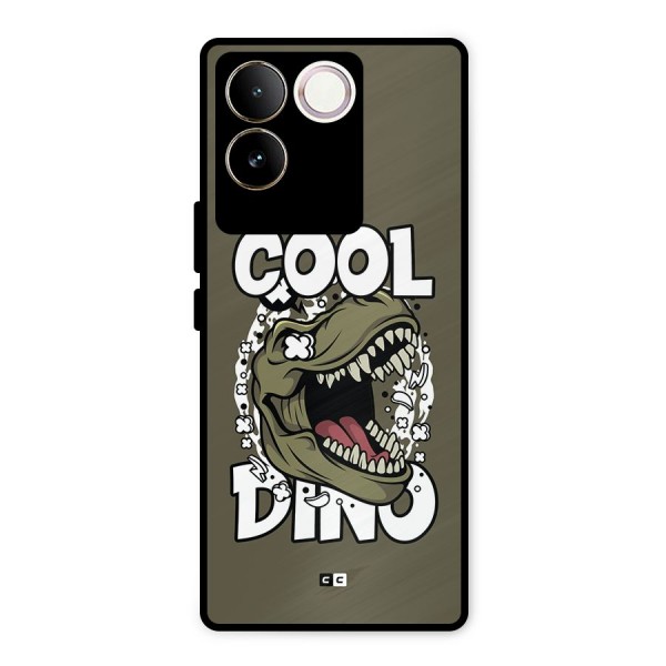 Cool Dino Metal Back Case for iQOO Z7 Pro