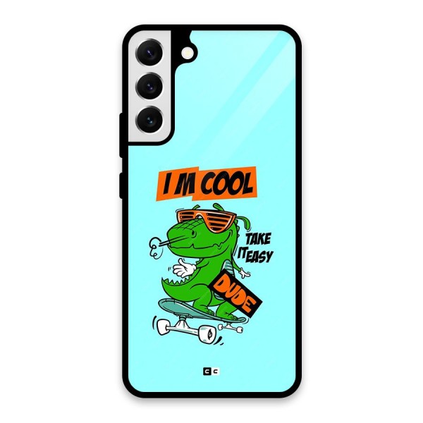 Cool Dude Glass Back Case for Galaxy S22 Plus 5G