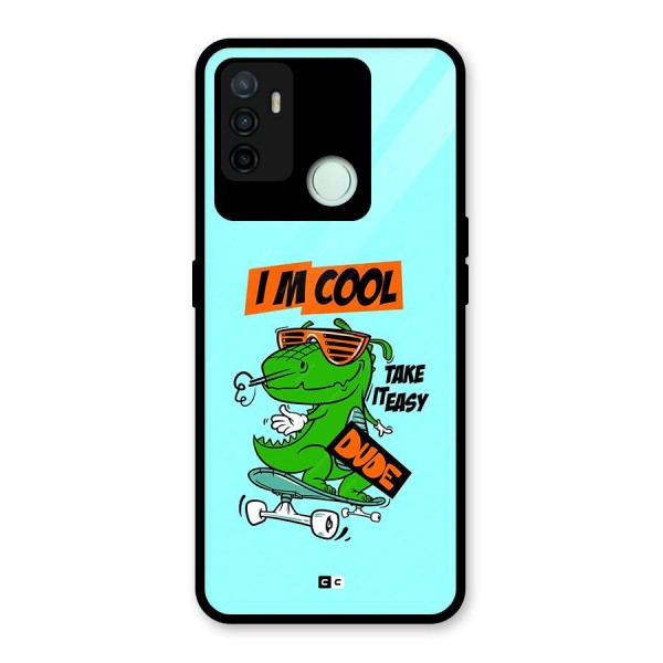 Cool Dude Glass Back Case for Oppo A53
